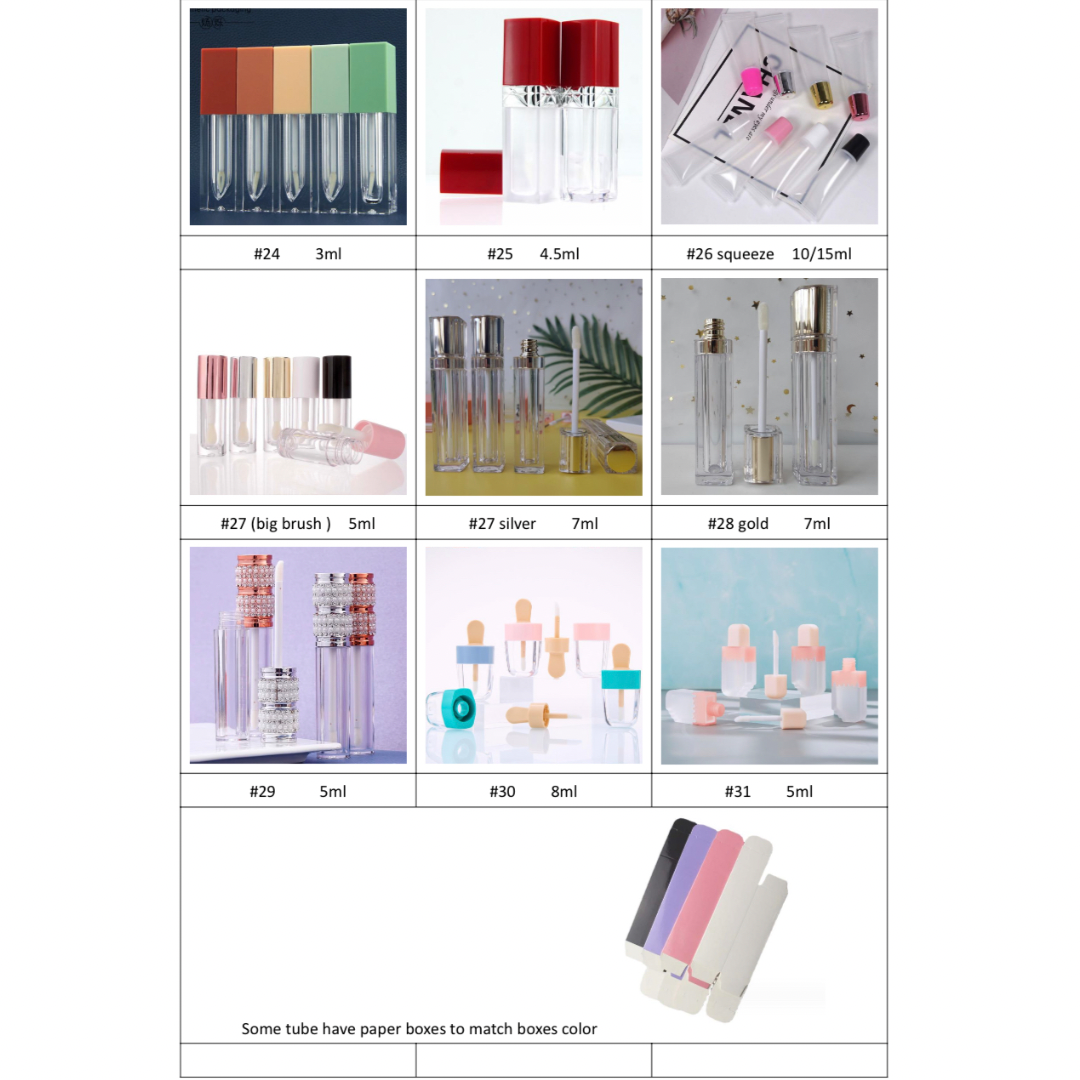 Empty Lip Gloss Tubes Private Label