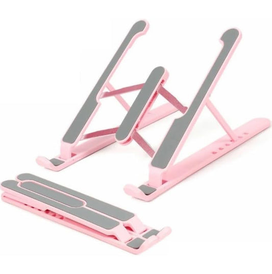 Pink laptop stand