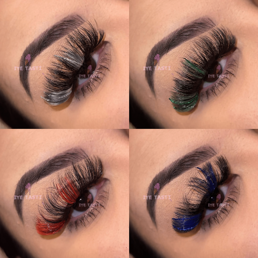 Wholesale Glitter Color Lashes